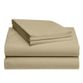 Bamboo Bed Sheet Set - Hypoallergenic Bedding Blend From Natural Bamboo Fiber - Resists Wrinkles  4 Piece  Fitted Sheet